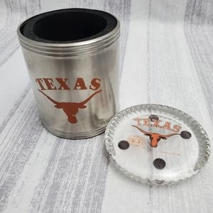 UT Bottle Cooler and Crystal Paperweight *